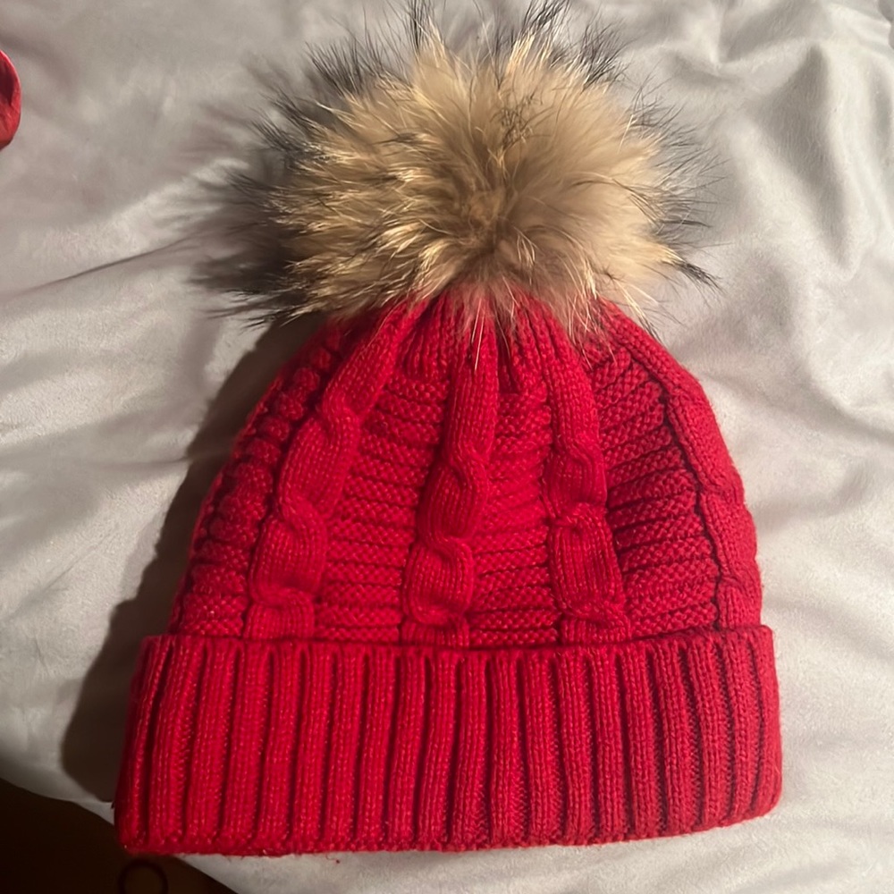 Fuzzy warm beanie